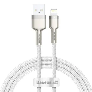Baseus Kabel Usb Lightning Cafule 2.4A 1m biały - Kable USB - miniaturka - grafika 1