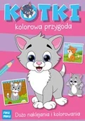 Kolorowanki, wyklejanki - Kotki. Kolorowa przygoda - Katarzyna Maćkowiak - miniaturka - grafika 1
