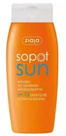 Balsamy i kremy do opalania - Ziaja Sopot Sun Emulsja do opalania wodoodporna SPF15+ 150ml - miniaturka - grafika 1