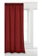 Zasłony - Zasłona 140 x 175 Dekoracyjna Taśma Viva Czerwony - miniaturka - grafika 1