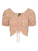 Bluzki damskie - Pieces Bluzka w kolorze pomarańczowym - miniaturka - grafika 1