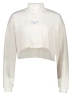 Bluzy damskie - Reebok Bluza "Varsity" w kolorze białym - miniaturka - grafika 1