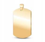 Wisiorki - ZŁOTA ZAWIESZKA KLASYCZNY ZŁOTY NIEŚMIERTELNIK 585 - miniaturka - grafika 1