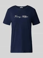 Koszulki i topy damskie - T-shirt o kroju regular fit z czystej bawełny - miniaturka - grafika 1