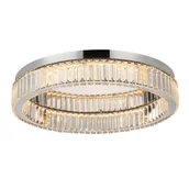 Lampy sufitowe - Lampa glamour sufitowa SPARK AZ5785 Azzardo LED 48W 3000K do salonu chrom - miniaturka - grafika 1