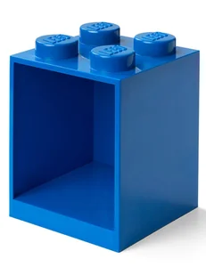 LEGO Regał ścienny "4 Knobs" w kolorze niebieskim - 15,9 x 47 x 16,1 cm - Zestawy mebli dla dzieci - miniaturka - grafika 1