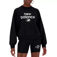 Bluzy sportowe damskie - Bluza New Balance WT31508BK - czarna - miniaturka - grafika 1