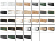 Komody - Duża Komoda Szafka 160cm 5 Szuflad Nowoczesna Salon Szary Mat Dąb Sonoma - miniaturka - grafika 1