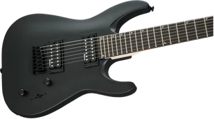 Jackson JS Series Dinky Arch Top JS22-7 DKA HT Amaranth Fingerboard Satin Black - Gitary elektryczne - miniaturka - grafika 2