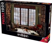 Puzzle - Anatolian Puzzle 1000 Koty w oknie - Anatolian - miniaturka - grafika 1