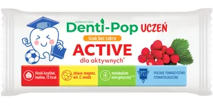 Denti – Pop UCZEŃ Lizak bez cukru ACTIVE - Gumy do żucia, lizaki, dropsy - miniaturka - grafika 1
