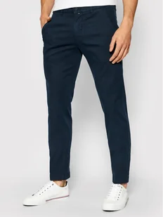 Marc O'Polo Chinosy B21 0108 10064 Granatowy Tapered Fit - Spodnie męskie - miniaturka - grafika 1