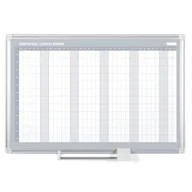 Tablice i flipcharty - BI-OFFICE Planer, Tablica suchościeralno-magnetyczna do planowania rocznego LUX, 900x600 mm GA0394830-002 - miniaturka - grafika 1