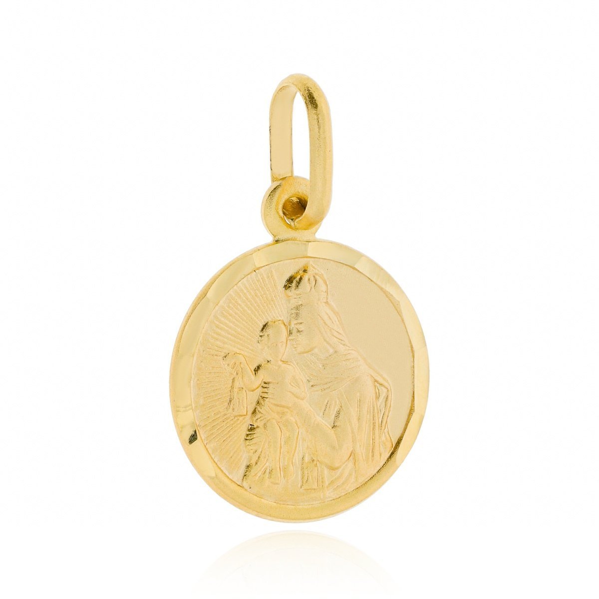 Złoty Medalik szkaplerz w kółku pr. 585