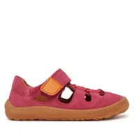 Buty dla dziewczynek - Sandały Froddo Barefoot Elastic Sandal G3150262-12 S Różowy - miniaturka - grafika 1