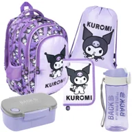 Zestawy szkolne - ZESTAW SZKOLNY 5-ELEMENTÓW KUROMI VIOLET ST. MAJEWSKI - miniaturka - grafika 1