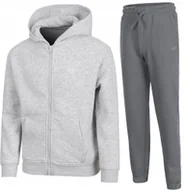 Dresy męskie - 4F OCIEPLANY CHĹOPIÄCY DRES KOMPLET BLUZA ROZPINANA SPODNIE / rozm 164 - miniaturka - grafika 1