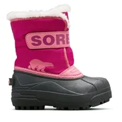 Buty dla dziewczynek - Śniegowce Sorel Snow Commander™ 2114101652 Różowy - miniaturka - grafika 1