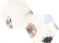 Płytki ceramiczne - TUBĄDZIN Dekor ścienny Mild Garden hex 22,1x19,2 Dekor ścienny Mild Garden hex 22,1x19,2 - miniaturka - grafika 1