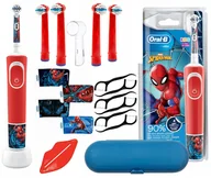 Końcówki do szczoteczek elektrycznych - Szczoteczka Elektryczna Oral-B Vitality Spiderman, 4 końcówki zamienne, akcesoria - miniaturka - grafika 1