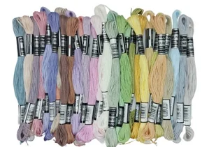 Mulina Ariadna zestaw 30 pastelowych kolorów - Pasmanteria - miniaturka - grafika 1