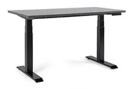 Biurka - Biurko Fighter Single Desk - Stelaż i Blat - 160x70 cm - YZ-13 Antracyt - miniaturka - grafika 1