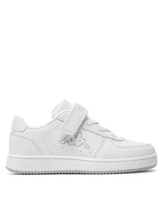 Kappa Sneakersy Logo Malone Ev Kid 36185LW Biały - Buty dla dziewczynek - miniaturka - grafika 1