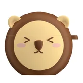 Akcesoria do słuchawek - Baseus silikonowe etui case na słuchawki Bowie E3 brązowy (AREA000008) - miniaturka - grafika 1