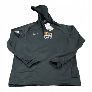 Bluza Nike męska z kapturem L czarna sportowa JFK - Bluzy męskie - miniaturka - grafika 1
