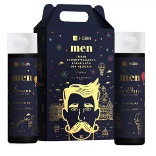 HiSkin Men zestaw szampon do włosów 250ml + żel pod prysznic 250ml - Zestawy kosmetyków męskich - miniaturka - grafika 1