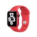 Akcesoria do smartwatchy - Pasek do Apple Watch Sport 42/44mm S/M Czerwony - miniaturka - grafika 1
