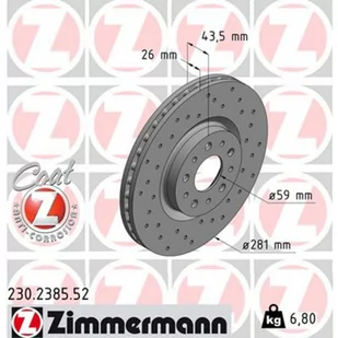 Zimmermann (OTTO GMBH) (OTTO GMBH) 230.2385.52 230.2385.52 - Tarcze hamulcowe - miniaturka - grafika 1