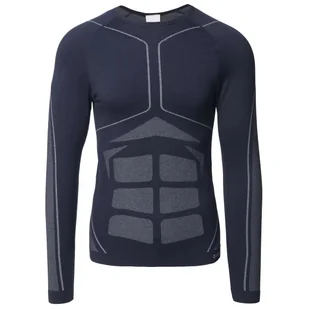 Męska koszulka Hi-Tec Buraz Top Rozmiar: M-L / Kolor: ciemnoniebieski - Koszulki sportowe męskie - miniaturka - grafika 1