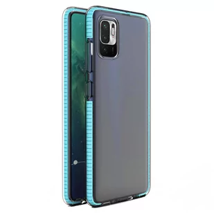 Spring Case pokrowiec żelowe etui z kolorową ramką do Xiaomi Redmi Note 10 5G / Poco M3 Pro jasnoniebieski - Etui i futerały do telefonów - miniaturka - grafika 1