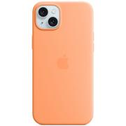 Etui i futerały do telefonów - Apple Silikonowe etui z MagSafe do iPhone 15 Plus Pomarańczowy sorbet MT173ZM/A - miniaturka - grafika 1
