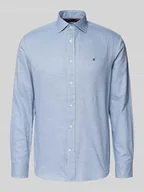 Koszule męskie - Koszula casualowa o kroju regular fit z czystej bawełny - miniaturka - grafika 1