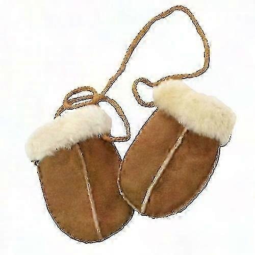 Miękkie rękawiczki dziecięce z owczej skóry zapewniają wygodę i ciepło