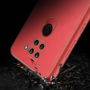 Dux Ducis Yolo eleganckie etui pokrowiec ze skóry ekologicznej Xiaomi Redmi 10X 4G / Xiaomi Redmi Note 9 czerwony - Etui i futerały do telefonów - miniaturka - grafika 11