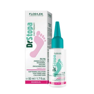 Flos-Lek Dr Stopa: płyn zmiękczający naskórek, odciski i zrogowacenia 50ml - Pozostałe kosmetyki - miniaturka - grafika 2