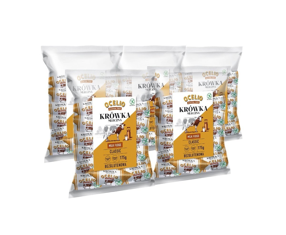 Ocelio bezglutenowa krówka mleczna 175g (ZESTAW 5szt.)