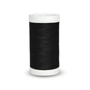 Szpulka nici jeans - Czarny 140 m - Półfabrykaty do biżuterii - miniaturka - grafika 1