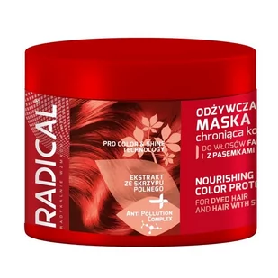 Radical RADICAL Odżywcza maska ochraniająca kolor do włosów farbowanych i z pasemkami 300ml RAL0042 - Maski do włosów - miniaturka - grafika 1