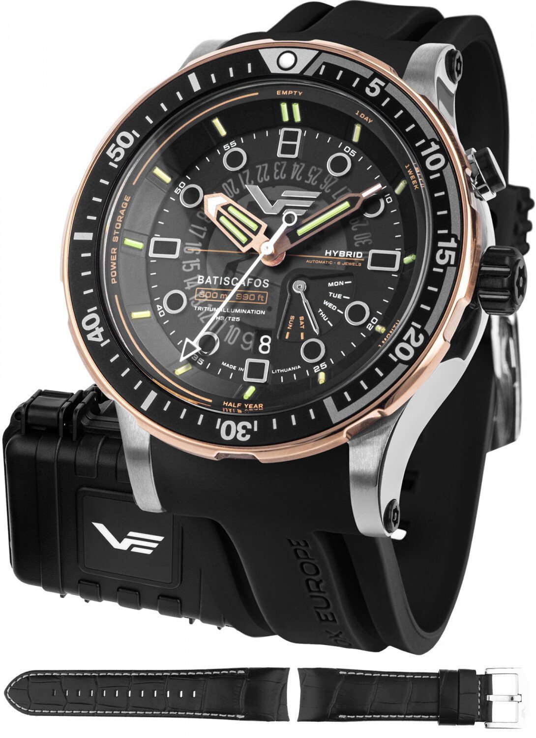 Zegarek Vostok Europe Zegarek męski Vostok Europe PX84-511E769S czarny