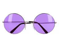Stroje karnawałowe - Okulary Hippie Xl fiolet - miniaturka - grafika 1
