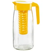 Dzbanki i imbryki - Dzbanek Fiesta 1,45 l z wkładem na owoce / lód żółty AMBITION - miniaturka - grafika 1