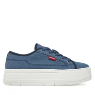 Buty dla dziewczynek - Sneakersy Levi's® Maui Light VTAM0063T Niebieski - miniaturka - grafika 1