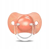 Smoczki uspokajające - Suavinex smoczek fizjologiczny silikonowy Sx Pro Gold edition pomarańczowy 18m+ - miniaturka - grafika 1