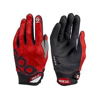 Rękawiczki - Sparco sparco s002093rs3l meca 3 rękawiczki, kolor czerwony, rozmiar L S002093RS3L - grafika 1