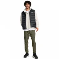 Spodnie męskie - Męskie spodnie treningowe Under Armour UA Unstoppable Cargo Pants - khaki - miniaturka - grafika 1