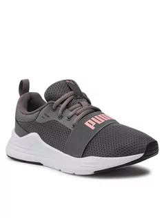 Sneakersy damskie - Puma Sneakersy Wired Run Jr 374214 14 Szary - grafika 1